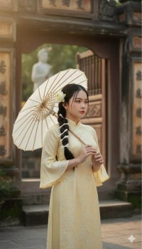 Tạo ảnh áo dài Tết cực xinh với Gemini AI