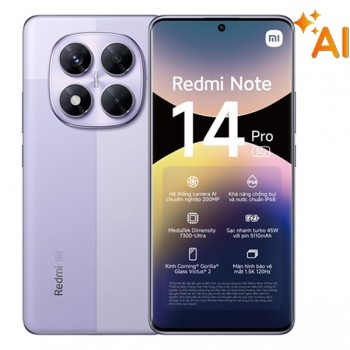 Điện thoại Xiaomi Redmi Note 14 Pro 5G 8GB/256GB ( giá theo ngày )