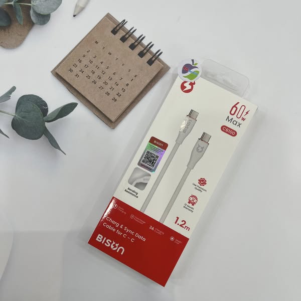 CÁP SẠC  NHANH BISON ( 2 CỔNG T-C)