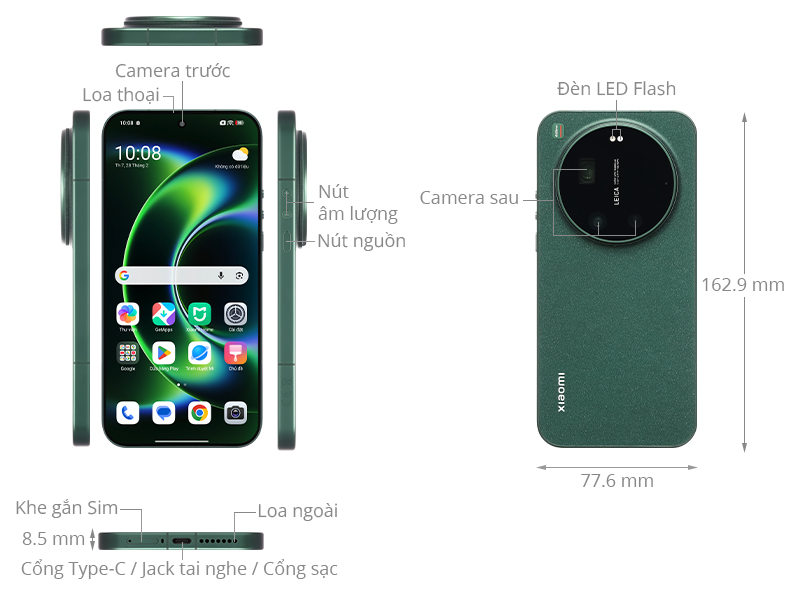 Điện thoại Xiaomi 17 Ultra 5G 16GB/1TB ( giá theo ngày )
