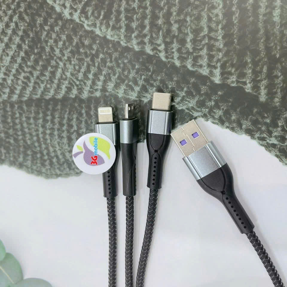 Cáp sạc 3 đầu