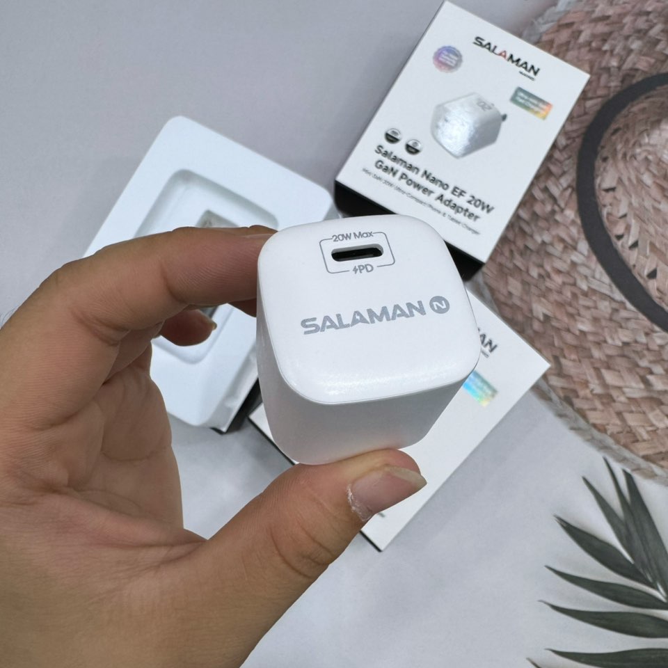 Cốc sạc nhanh Salaman 20W ( BẢO HÀNH 1 NĂM )