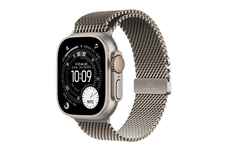 Apple What Ultra 3 GPS + cellular 49mm viền titanium dây Milan
