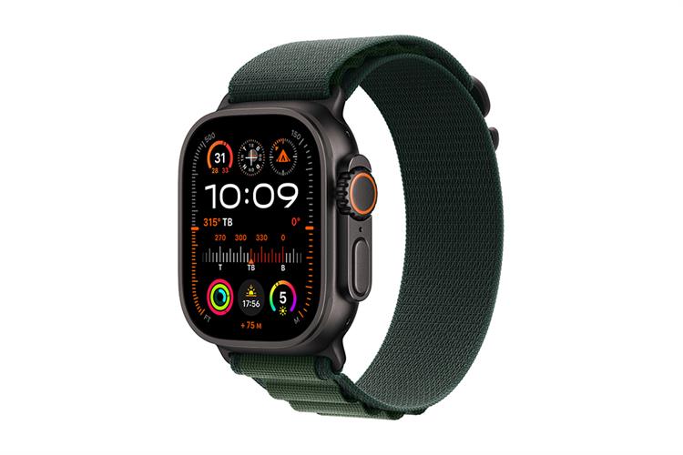 Apple Watch Ultra 2 GPS + Cellular 49mm viền Titanium đen dây Alpine