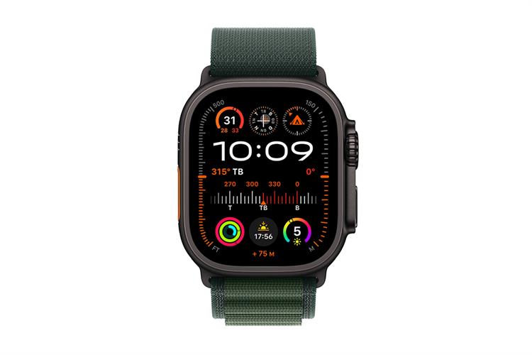 Apple Watch Ultra 2 GPS + Cellular 49mm viền Titanium đen dây Alpine