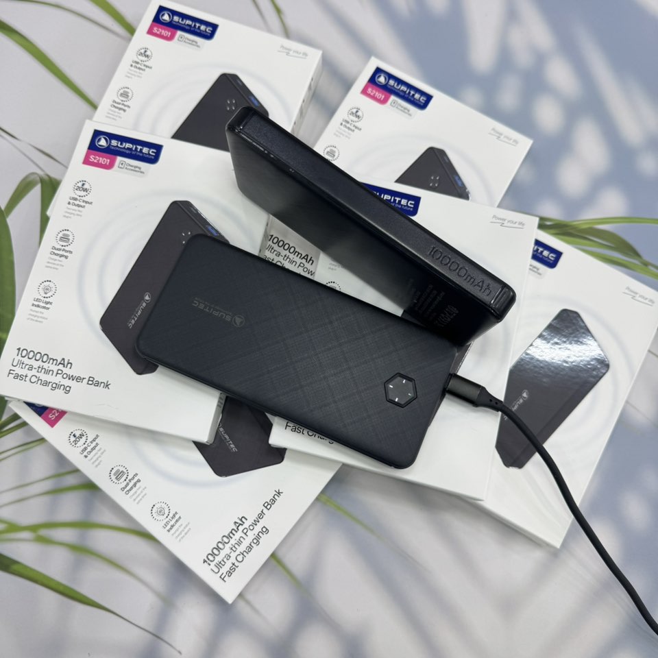 Sạc dự phòng Supitec 10000mAh ( Bảo hành 6 tháng )