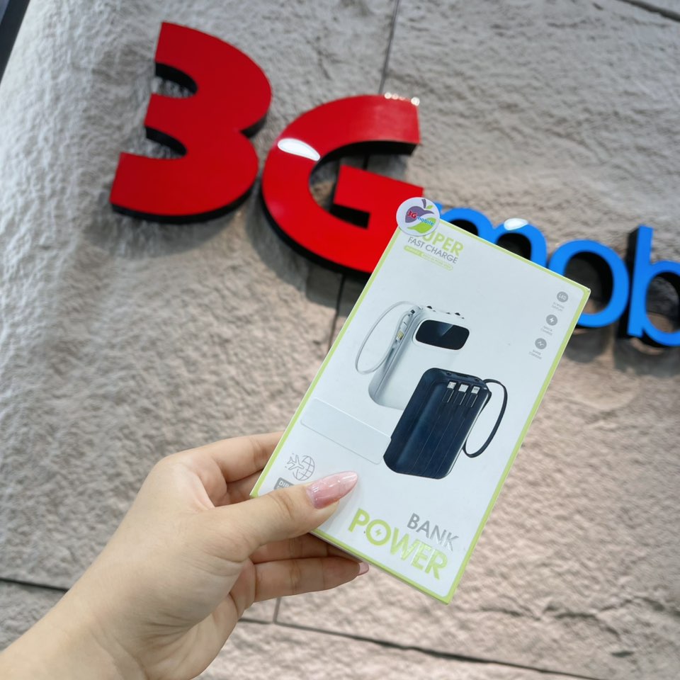 SẠC DỰ PHÒNG POWER ( BẢO HÀNH 6 THÁNG ) 3 CỔNG DÀNH CHO MỌI ĐIỆN THOẠI